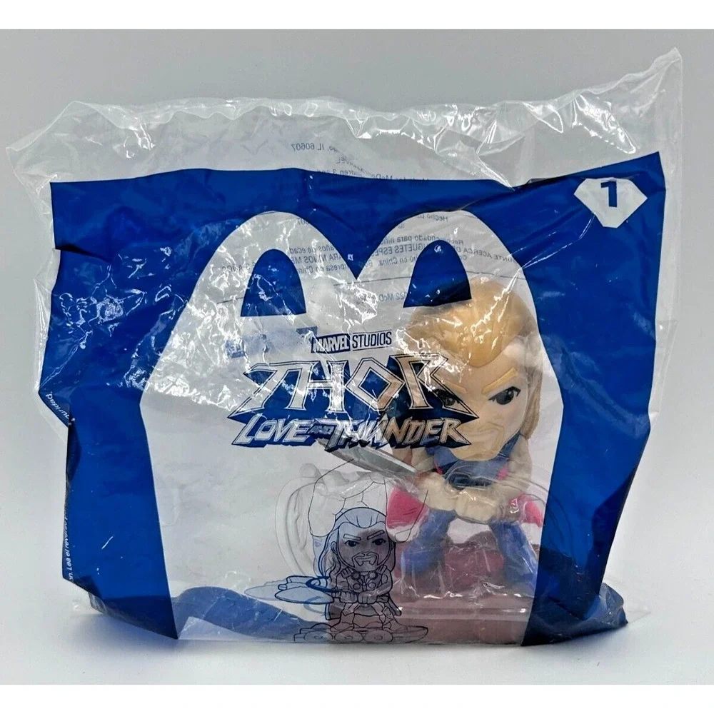 2022 McDonald's Marvel Thor Love and Thunder Happy Meal Toy Thor New In Package‎